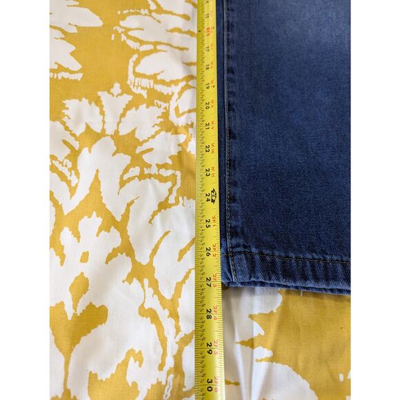 Women's Trendy High Waisted Wide Leg Baggy Ankle Denim Pants Sz XL - Picture 10 of 10